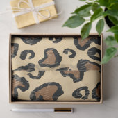 Wüstenmuster, Leopardenhautmuster Seidenpapier (Geschenk)