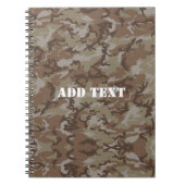 Wüstenmuster Notizblock (Vorderseite)