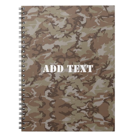 Wüstenmuster Notizblock (Vorderseite)