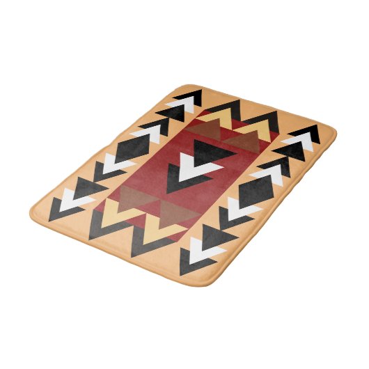 Wüstenmuster Südwesten Badematte (Schrägansicht)