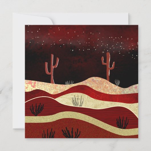 Wüstennacht (Vorderseite)