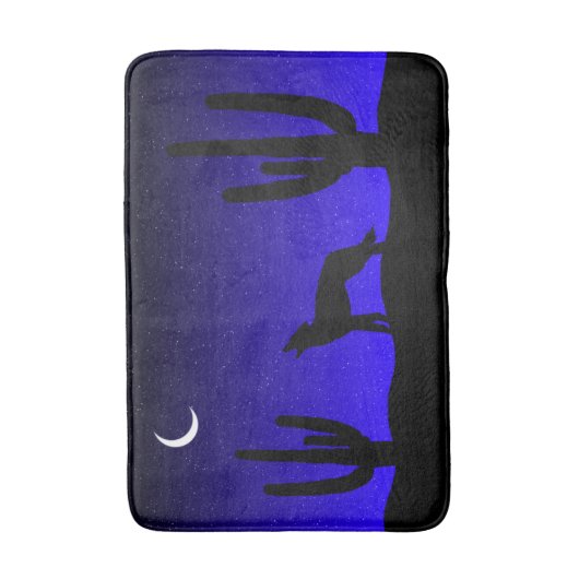 Wüstennacht Badematte (Vorderseite Vertikal)