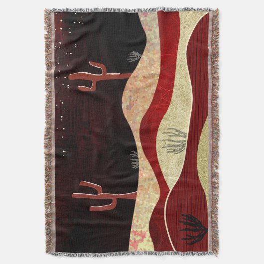 Wüstennacht Decke (Vorderseite Vertikal)