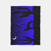 Wüstennacht Fleecedecke (Vorderseite)