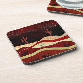 Wüstennacht Getränkeuntersetzer (Linke Seite)