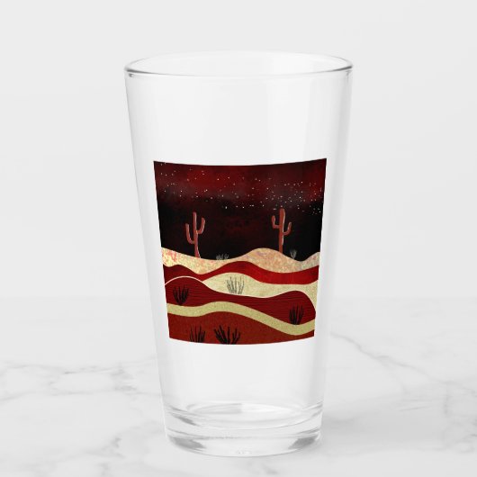 Wüstennacht Glas (Vorderseite)