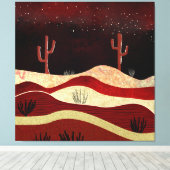 Wüstennacht Leinwanddruck (Insitu (Holzboden))