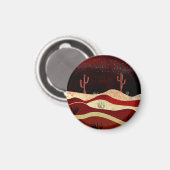 Wüstennacht Magnet (Vorderseite/Rückseite)