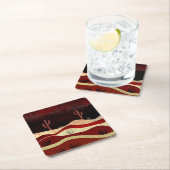 Wüstennacht Rechteckiger Pappuntersetzer (Vor Ort)