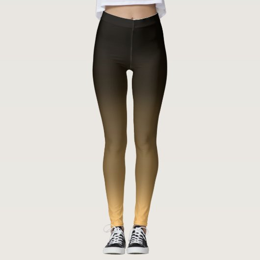 Wüstennachtswaves Leggings (Vorderseite)