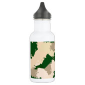 Wüstenoase-Camouflage Edelstahlflasche (Links)