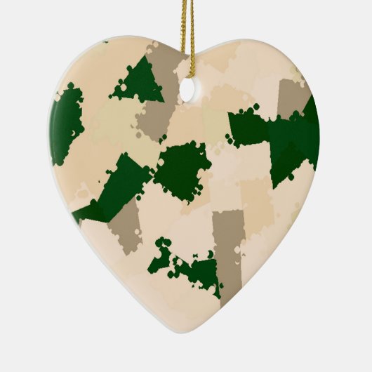 Wüstenoase-Camouflage Keramikornament (Rechts)