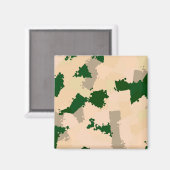 Wüstenoase-Camouflage Magnet (Vorderseite/Rückseite)