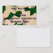 Wüstenoase-Camouflage Visitenkarte (Vorne/Hinten)