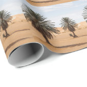 Wüstenoase: Sahara Palms Landschaft. Geschenkpapier (Rolleneckpunkt)