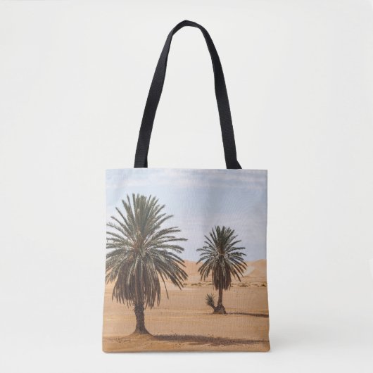 Wüstenoase: Sahara Palms Landschaft. Tasche (Vorderseite)
