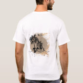 Wüstenpalmen und Kamele Tee (Rückseite)