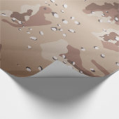 Wüstenpapier für Camouflage Geschenkpapier (Ecke)