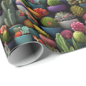 Wüstenpapier für Pflanze Geschenkpapier (Rolleneckpunkt)