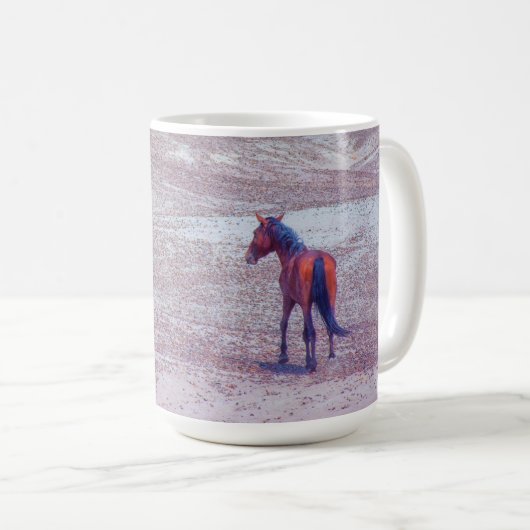 Wüstenpferd P8640 Kaffeetasse (VorderseiteRechts)