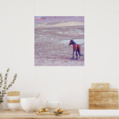 Wüstenpferd P8640 Poster (Küche)