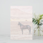 Wüstenpferd P8664 Briefpapier (Stehend Vorderseite)