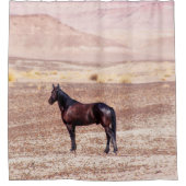 Wüstenpferd P8664 Duschvorhang (Vorderseite)