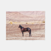 Wüstenpferd P8664 Fleecedecke (Vorderseite (Horizontal))