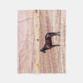 Wüstenpferd P8664 Fleecedecke (Vorderseite)