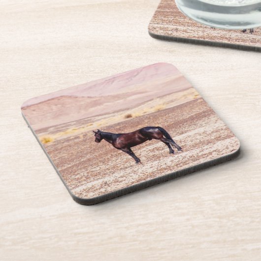 Wüstenpferd P8664 Getränkeuntersetzer (Linke Seite)