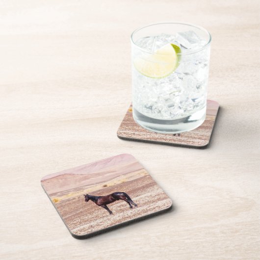 Wüstenpferd P8664 Getränkeuntersetzer (Rechte Seite)