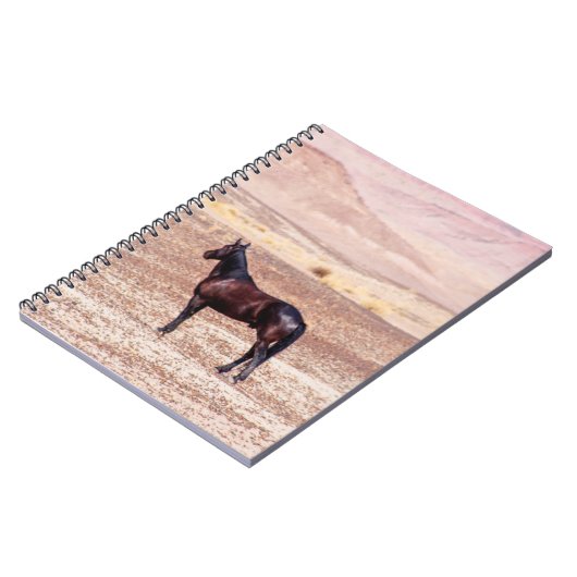 Wüstenpferd P8664 Notizblock (Linke Seite)