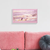 Wüstenpferde P8639 Leinwanddruck (Insitu (Wohnzimmer))