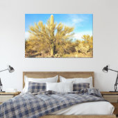 WüstenPflanze Leinwanddruck (Insitu (Schlafzimmer))