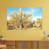 WüstenPflanze Leinwanddruck (Insitu (Wohnzimmer))