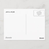 Wüstenpostkarte Postkarte (Rückseite)