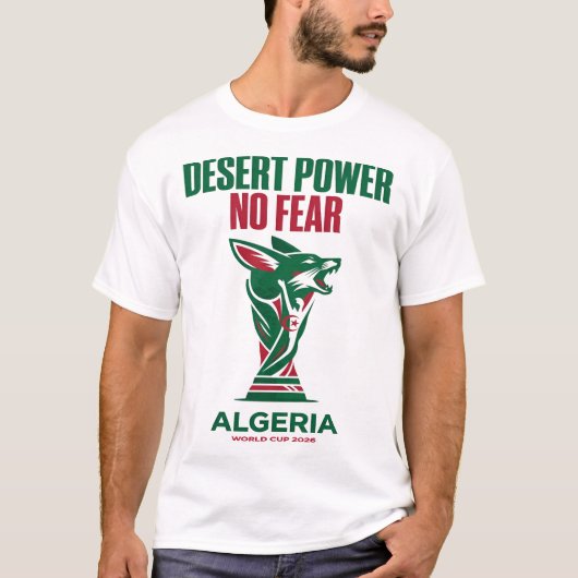 Wüstenpower Ohne Angst T-Shirt (Vorderseite)