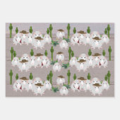 Wüstenrasen-Papierblätter Geschenkpapier Set (Vorderseite 2)