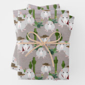 Wüstenrasen-Papierblätter Geschenkpapier Set (Beispiel)