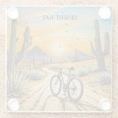 Wüstenrat, kundenspezifisch glasuntersetzer (Rückseite)