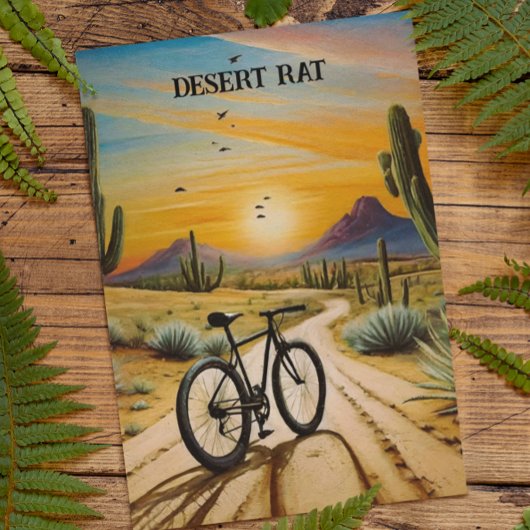 Wüstenrat, kundenspezifisch postkarte