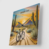 Wüstenrat, kundenspezifisch quadratische wanduhr (Winkel)