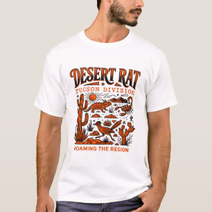 Wüstenratte Tucson Arizona Natur Wildtierillustrat T-Shirt