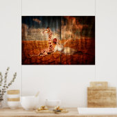 Wüstenrebe (Hosea 2) Poster (Küche)