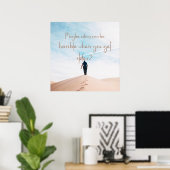 Wüstenreflexionen Poster (Heimbüro)