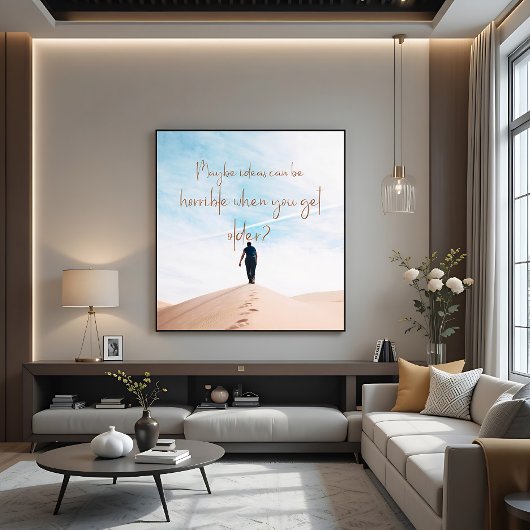 Wüstenreflexionen Poster