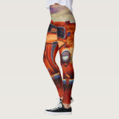 Wüstenregen: Vintage Car vergessen Leggings (Links)