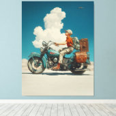 Wüstenreise Abenteuer Escape Leinwanddruck (Insitu (Holzboden))