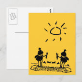 Wüstenreiter Postkarte (Vorne/Hinten)