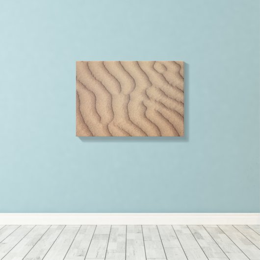 Wüstenrippel Leinwanddruck (Insitu (Holzboden))